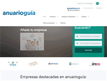 Tablet Screenshot of anuarioguia.com